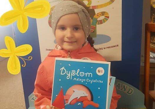 Grafika 1: MAŁA KSIĄŻKA WIELKI CZŁOWIEK  -  Kolejna laureatka  projektu