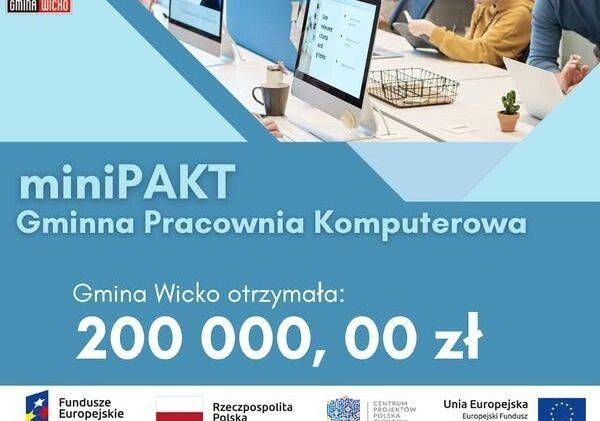 Grafika 1: Program „miniPAKT- Gminna Pracownia Komputerowa”