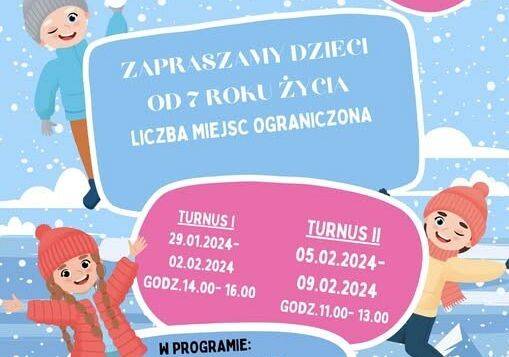 Grafika 1: Zajęcia zimowe 2024r.