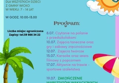 Grafika 1: Zajęcia wakacyjne
