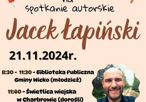 Grafika 1: Spotkanie z Jackiem Łapińskim