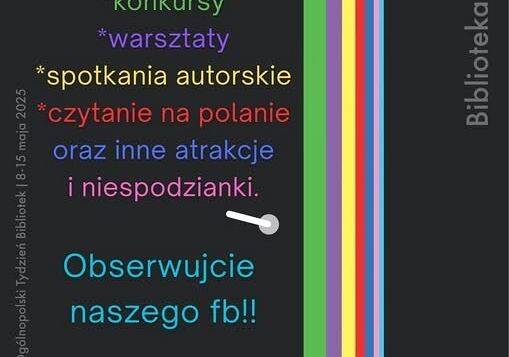 Grafika 1: Tydzień Bibliotek 2025