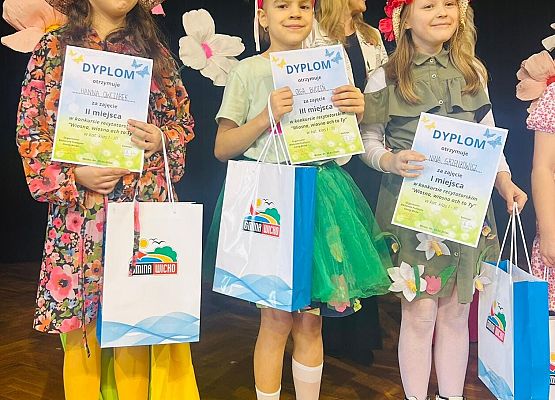Grafika 3: 8 edycja konkursu recytatorskiego poezji wiosennej "Wiosna, wiosna ach to Ty"