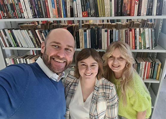 Grafika 7: Spotkanie autorskie z Jackiem Łapińskim w dn. 21.11.2024r.