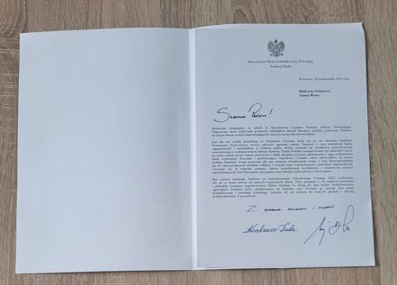 Grafika 2: Narodowe Czytanie - podziękowanie