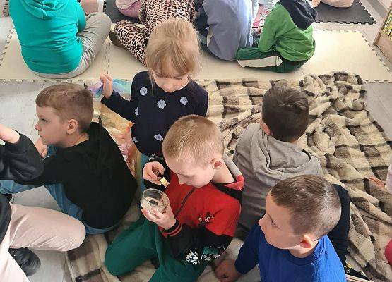 Grafika 7: Spotkanie z edukatorem ze Słowińskiego Parku Narodowego Panem Łukaszem Fuglewiczem