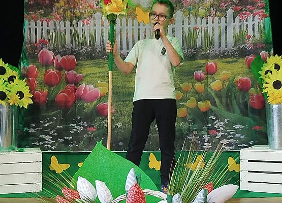 Grafika 45: Konkurs recytatorski "Wiosna, wiosna ach to Ty"