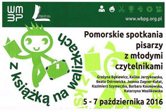 Grafika #0: POMORSKIE SPOTKANIA Z KSIĄŻKĄ NA WALIZKACH 2016