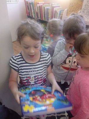 Grafika #1: Dzień Biliotekarza w Bibliotece w Wicku